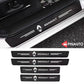 Door Sill Protectors with Logo — Front Doors, Rear Doors & Trunk