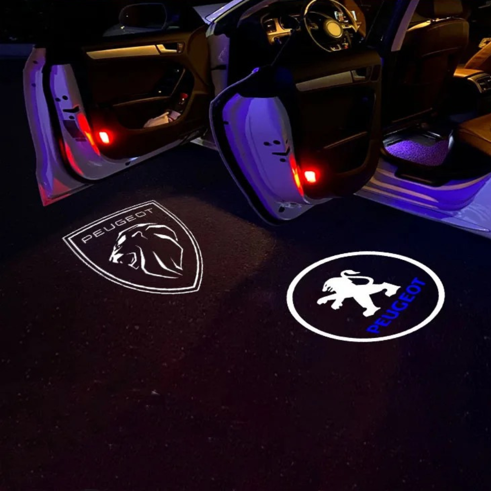 Easy-Install Car Door LED Projector (2 pcs)
